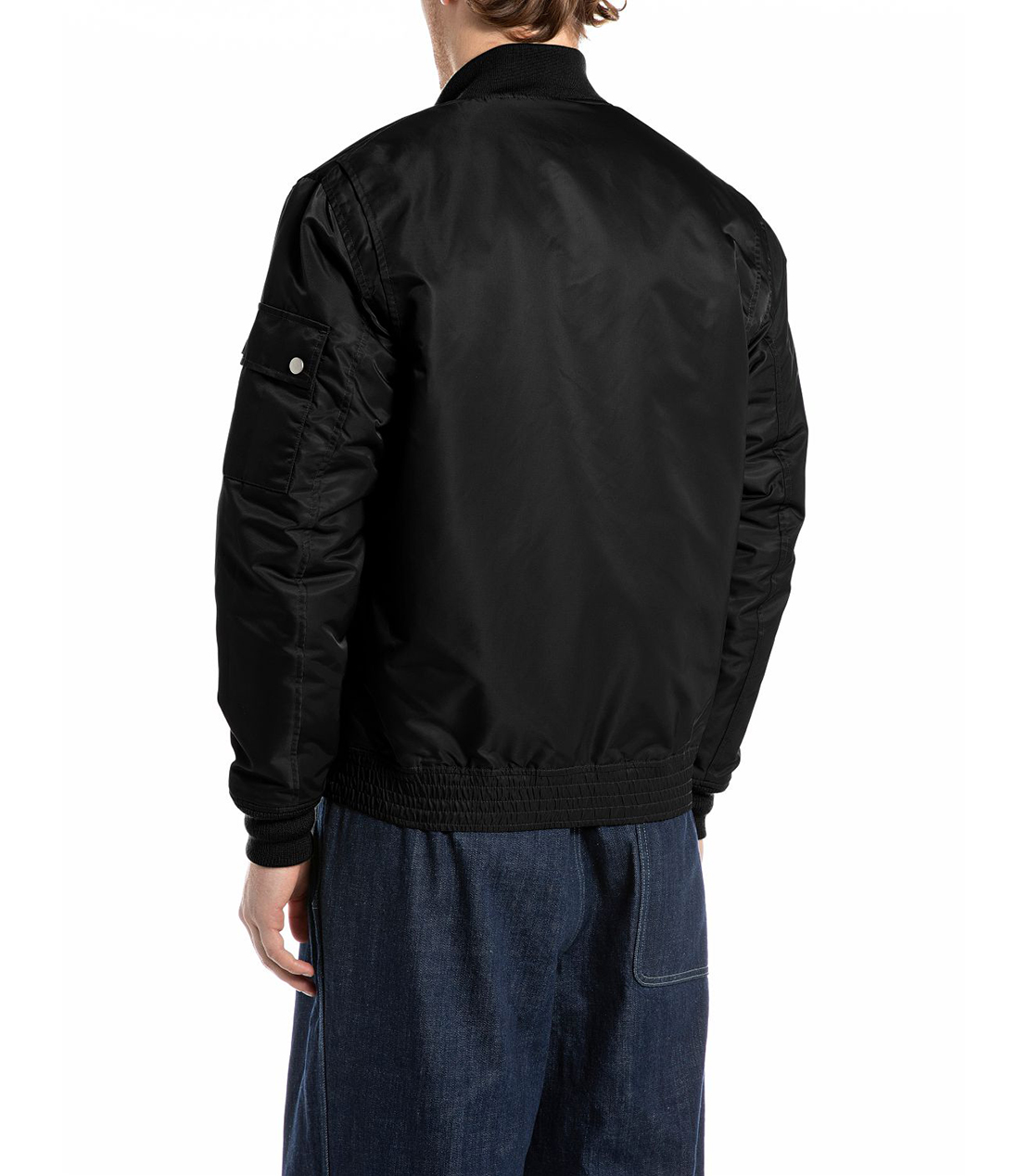 リサイクルナイロンライダージャケット 詳細画像 ブラック 2